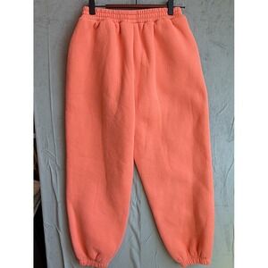 Comfrt Signature Joggers Unisex XL Coral Pink Athleisure Cozy Loungewear